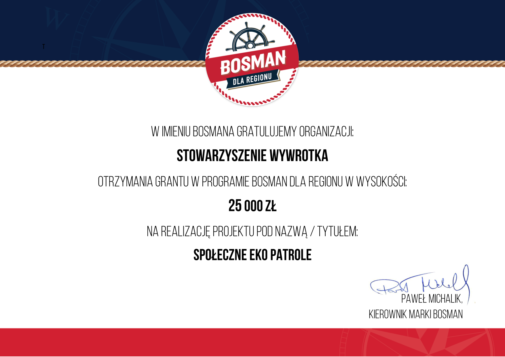 You are currently viewing Browar Bosman Szczecin sfinansuje “Społeczne Eko Patrole”!